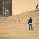 子供に大人気の土手遊び♪