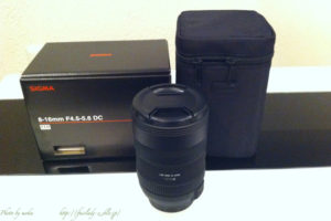 ［6］世界初、8mmをカバーする超広角ズームレンズ　【シグマ 8-16mm F4.5-5.6 DC レンズ】