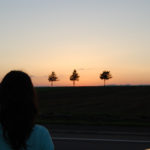 ［6］夕日沈む丘