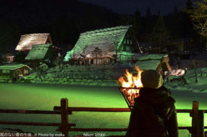 ［6］飛騨の里　ライトアップ