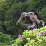 ［6］根津神社で・・撮る人を撮る