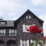 ［6］洋館とバラの花