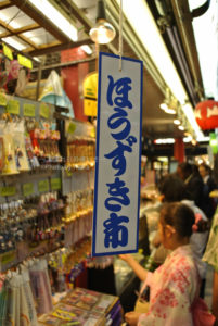 ［6］浅草寺の夏の風物詩の１つ、ほおずき市