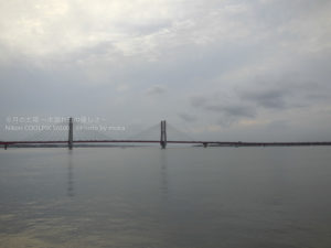 ［6］銚子大橋の工事も終わりが近いようす