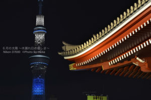 ［6］浅草寺にズームイン！望遠レンズを使って夜景を撮ってみました！！