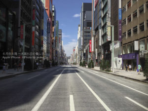 ［6］土曜日の歩行者天国に誰もいない！？