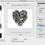 ［6］Shape Collageで、コラージュ写真を手軽に作成