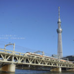 ［6］隅田川から望む、スペーシアと東京スカイツリー