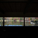 ［6］絵画のような日本庭園の紅葉