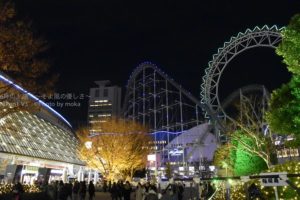 ［6］賑を見せる夜の東京ドームシティ