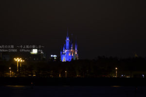 ［6］闇夜に浮かび上がるシンデレラ城