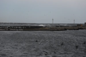［6］荒れる海に吹きすさぶ冷たい風