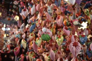 ［6］稲取温泉名物、雛のつるし飾り