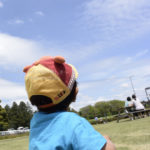 ［6］見上げた空、大きな飛行機に大興奮！！