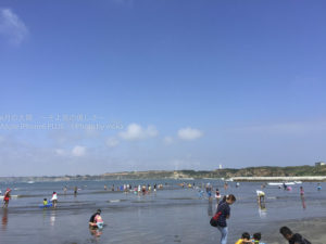 ［6］東洋のドーバーを眺めながらの海水浴