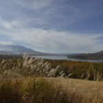 ［6］雪化粧の富士山と紅葉