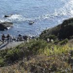 ［6］波の音を聞きながら冬の海を眺めて