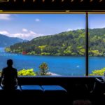 ［6］新緑の緑と富士山と芦ノ湖