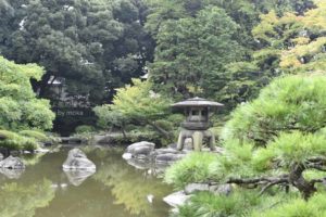 ［6］旧古河庭園の純和風の日本庭園