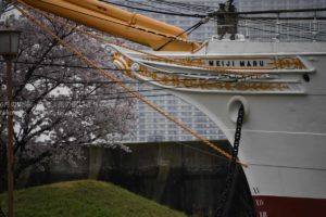 ［６］東京海洋大学のキャンパスにある重要文化財、明治丸