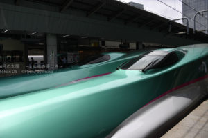 ［６］子どもたちに大人気の緑のボディのＥ５系新幹線！！