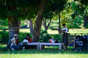 ［６］浜離宮に広がる親子の笑顔と笑い声