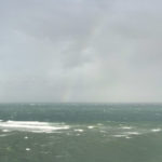 ［６］沖縄旅行、台風のお土産は朝一番の虹ともの凄い強風