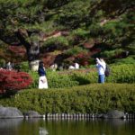 ［６］昭和記念公園の日本庭園で記念撮影！！