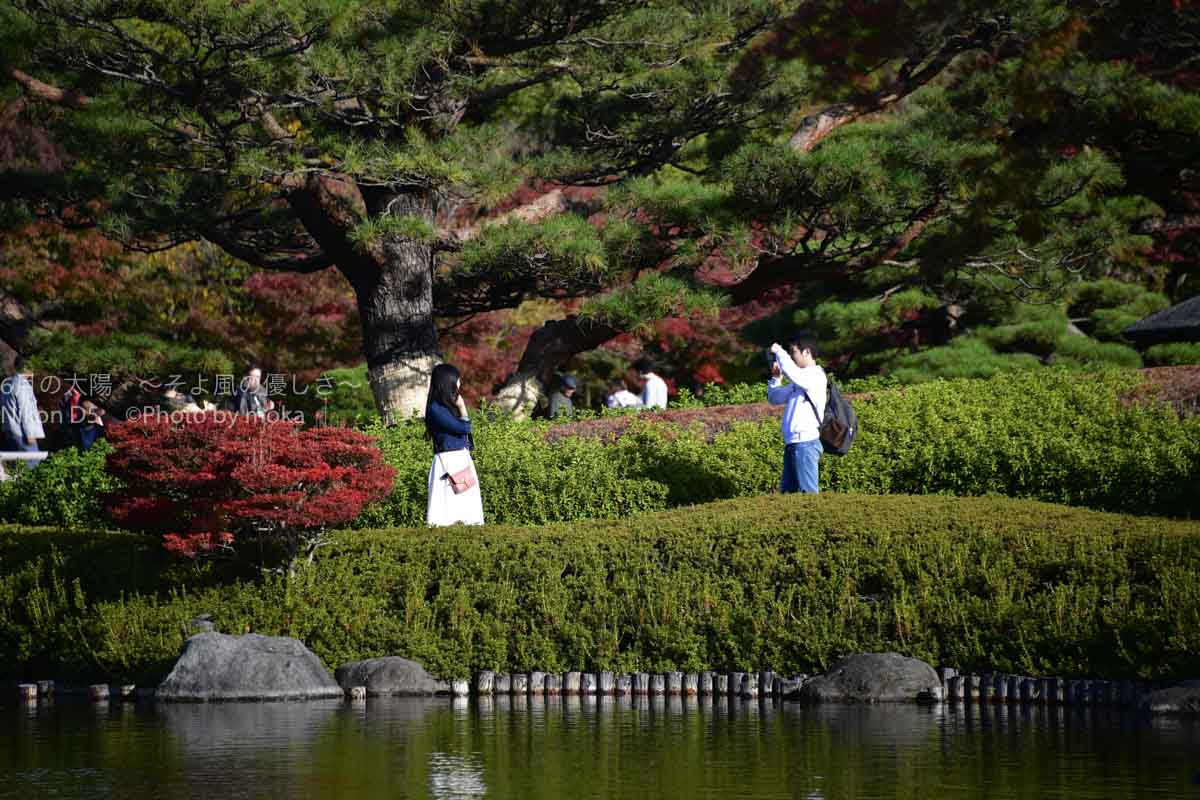 ［６］昭和記念公園の日本庭園で記念撮影！！