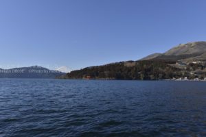 【箱根 芦ノ湖からの絶景】箱根神社の紅い鳥居と富士山