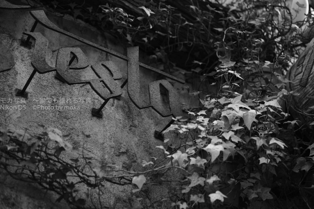 ［６］ニコンカレッジで撮ったモノクロ写真