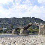 ［６］錦帯橋と岩国城を撮る。