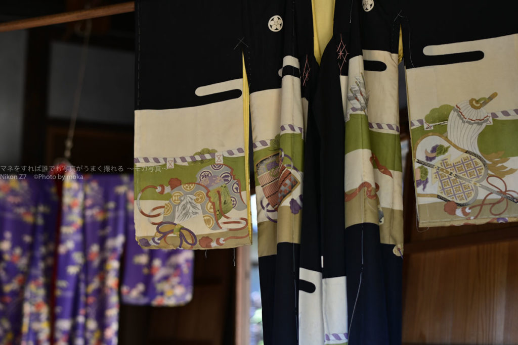 ［６］きれいな着物から、古き良き日本の文化を感じる