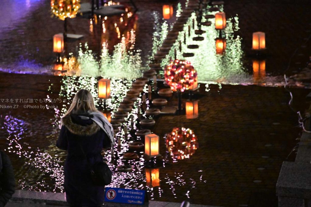 ［６］しっかりカメラを構えてイルミネーション撮影！！