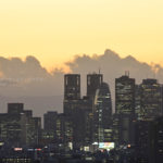 ［６］地上２５階から見る富士山は・・姿を現さず。。