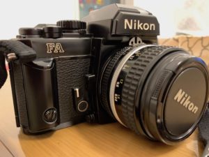 ［６］知人から譲り受けたNikonのフィルム一眼レフカメラ