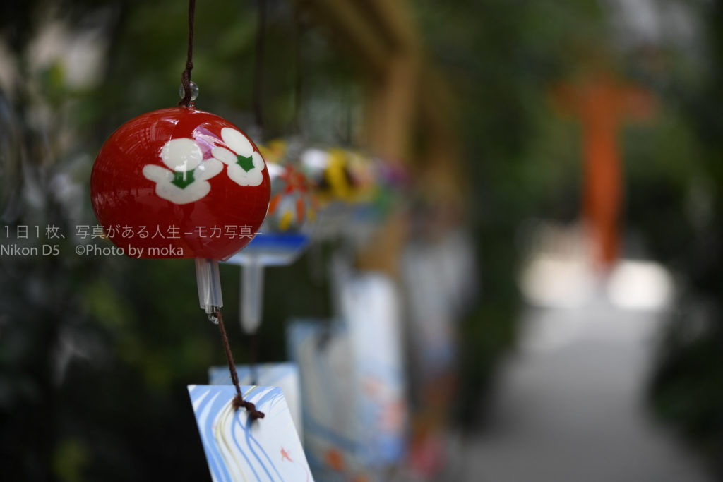 残暑が続く９月・・風鈴の音色で涼をとろう