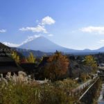 【紅葉スポット】日本の秋、富士を望む秋。
