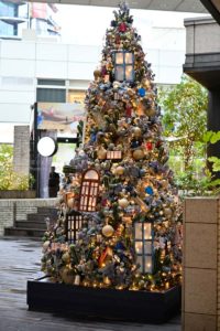オリジナリティ溢れるクリスマスツリー♫