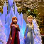 アナとエルサとクリスマスツリー!!
