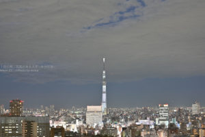 【東京夜景】スカイツリーと下町の夜景