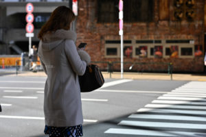 【ポートレート撮影】丸の内、銀座を歩く後ろ姿