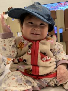 【子供写真】帽子をかぶった男の子