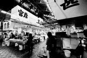 【スナップ撮影】今はなき築地をモノクロで