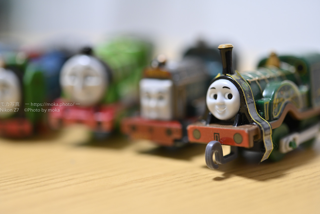 【家で撮る写真】機関車トーマスは瞳AFでバッチリ！！