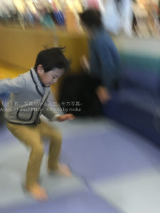【iPhoneで子供を撮ろう】ジャンプからの着地！！