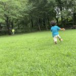 【iPhoneで子供を撮ろう】芝生を走り回る子供を撮ろう！！
