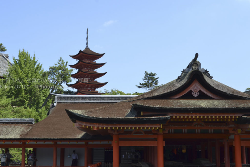 夏の思い出　−厳島神社の美しさ−