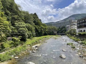 夏の川辺で涼しさと夏休みの思い出にふれる。