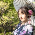 【ポートレート撮影】美女と浴衣と残暑